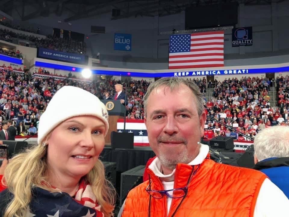 Dasha Pruett at Trump Event