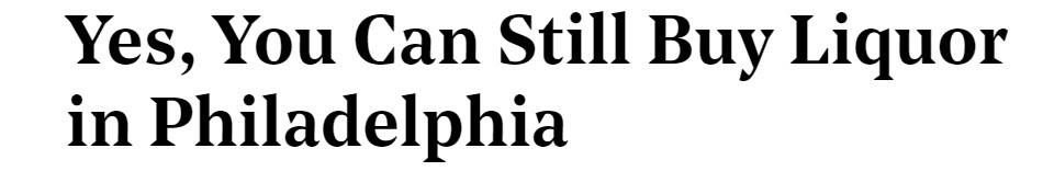 Philly Mag Liquor