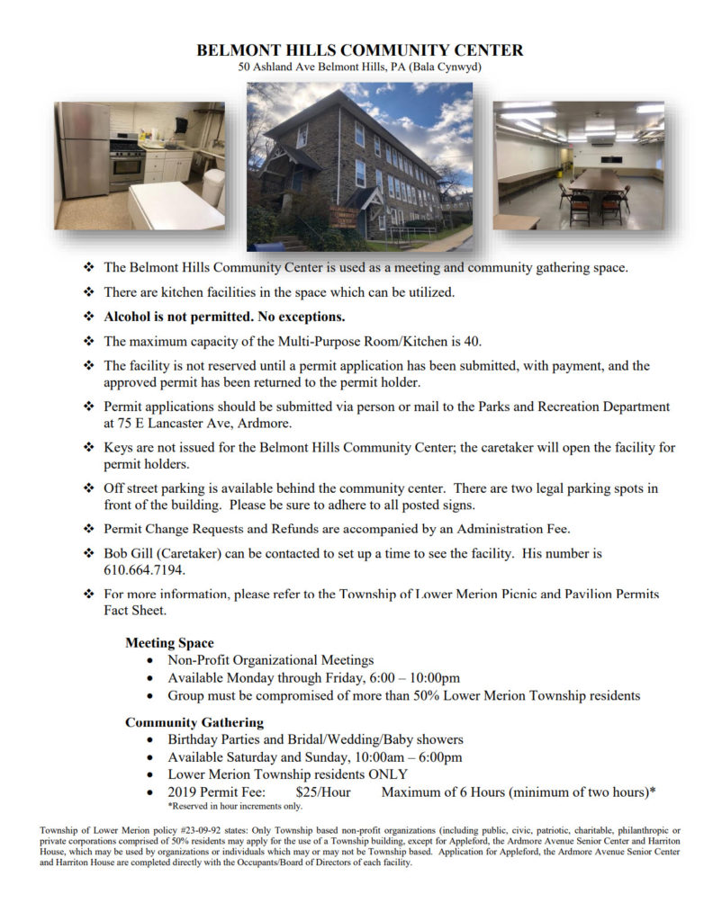 Belmont Hills Community Center