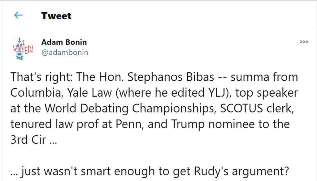 Adam Bonin Tweet Bibas