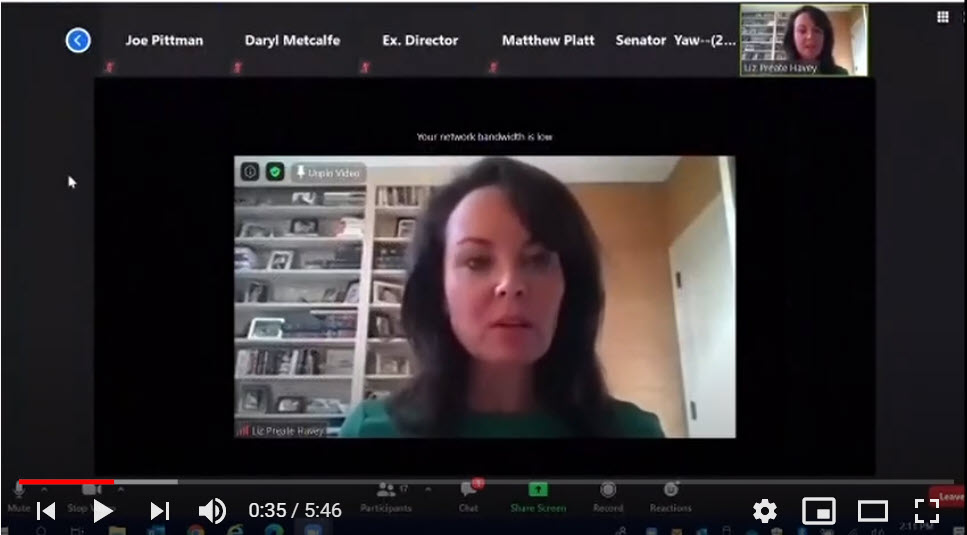 Liz Havey Testifies