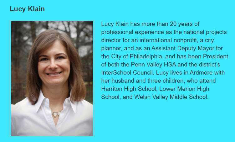 Lucy Klain When She was running for School Board