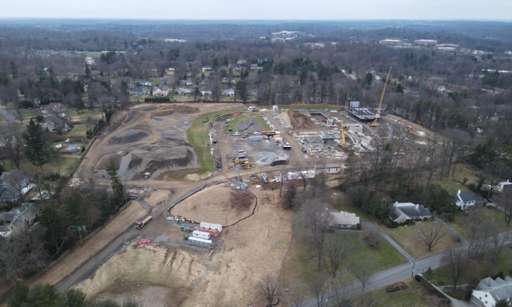 LMSD Middle School In Villanva Aerial View