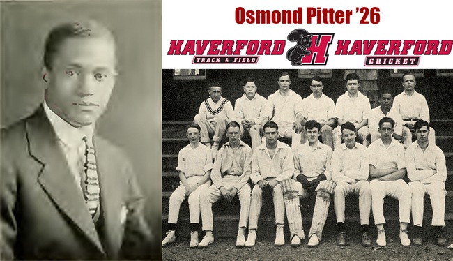 Osmond Pitter Haver College First Black Athlete
