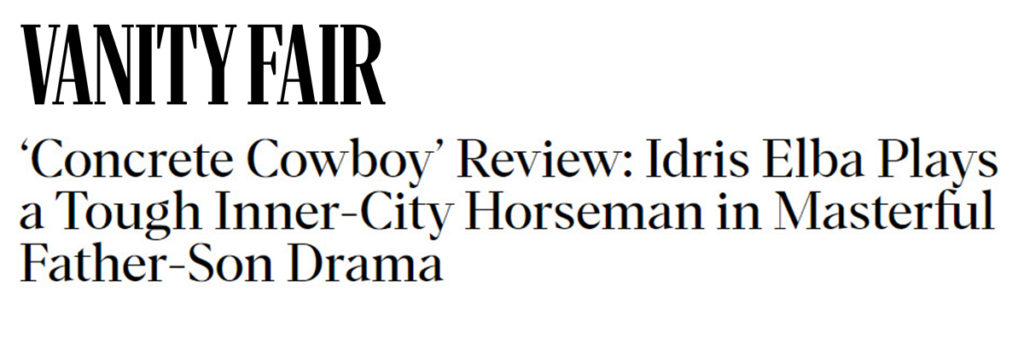 Vanity Fair Conrete Cowboy