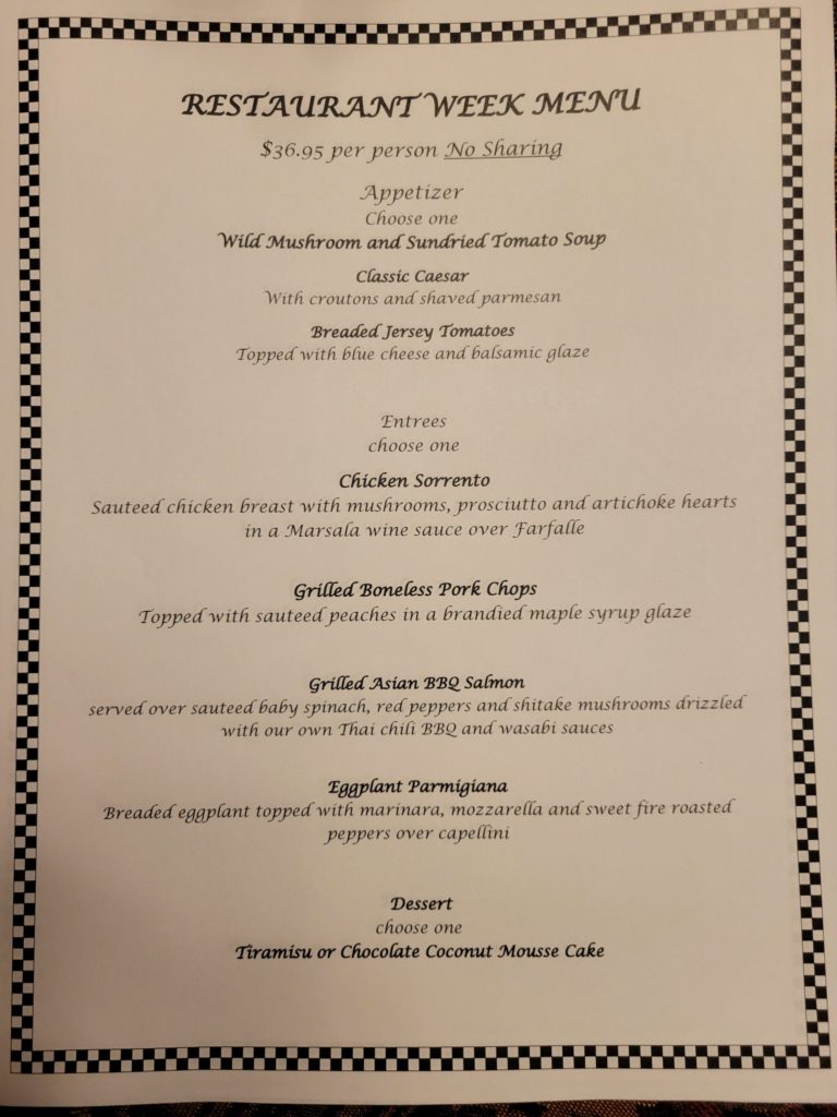 Ryan Christophers Main Line Restaurant Week