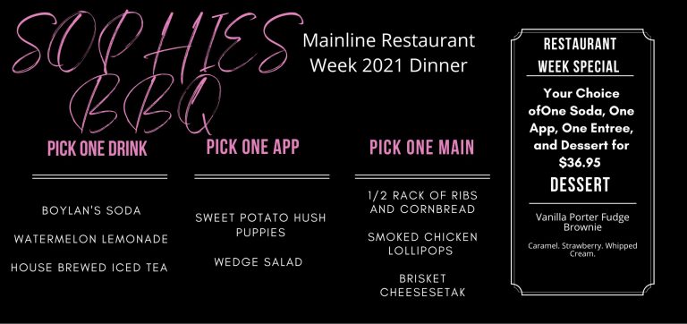 Sophie BBQ Restaurant Week