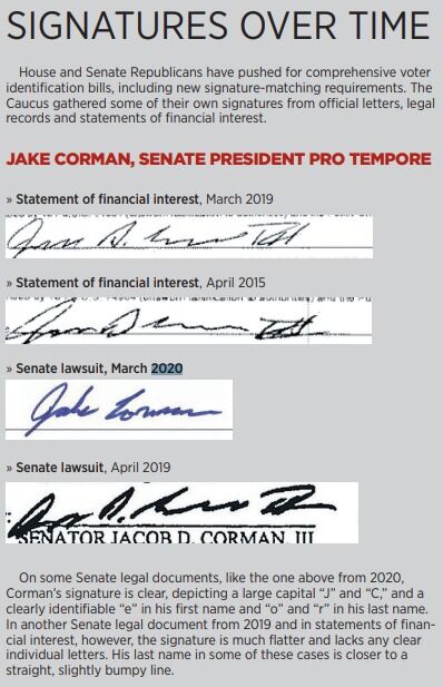 Jake Corman Signature